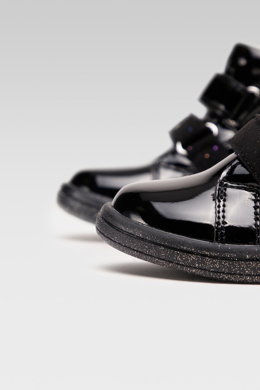 Nelli Blu - Półbuty czarne na rzep - 5903698903712