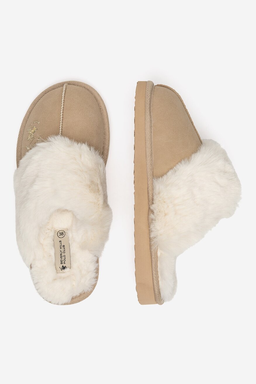 
                Beverly Hills Polo Club - Kapcie ocieplane - 5903419547324