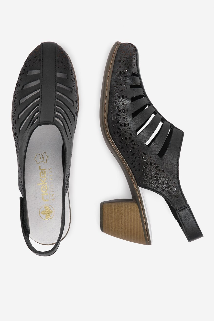 
                Rieker - Sandały skórzane - 5906751764503