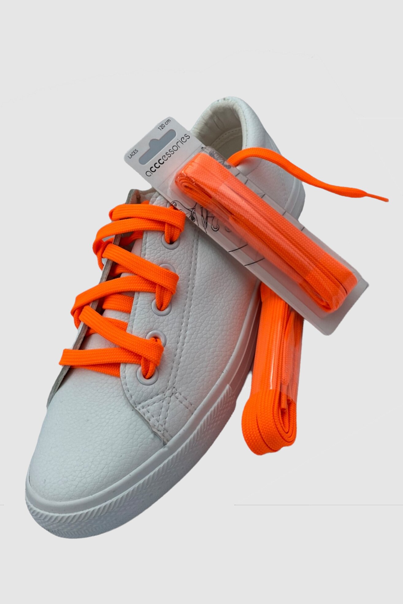 Pertle ACCCESSORIES 570 SZNUROWADŁA 120 CM TAMNO NARANDŽASTA