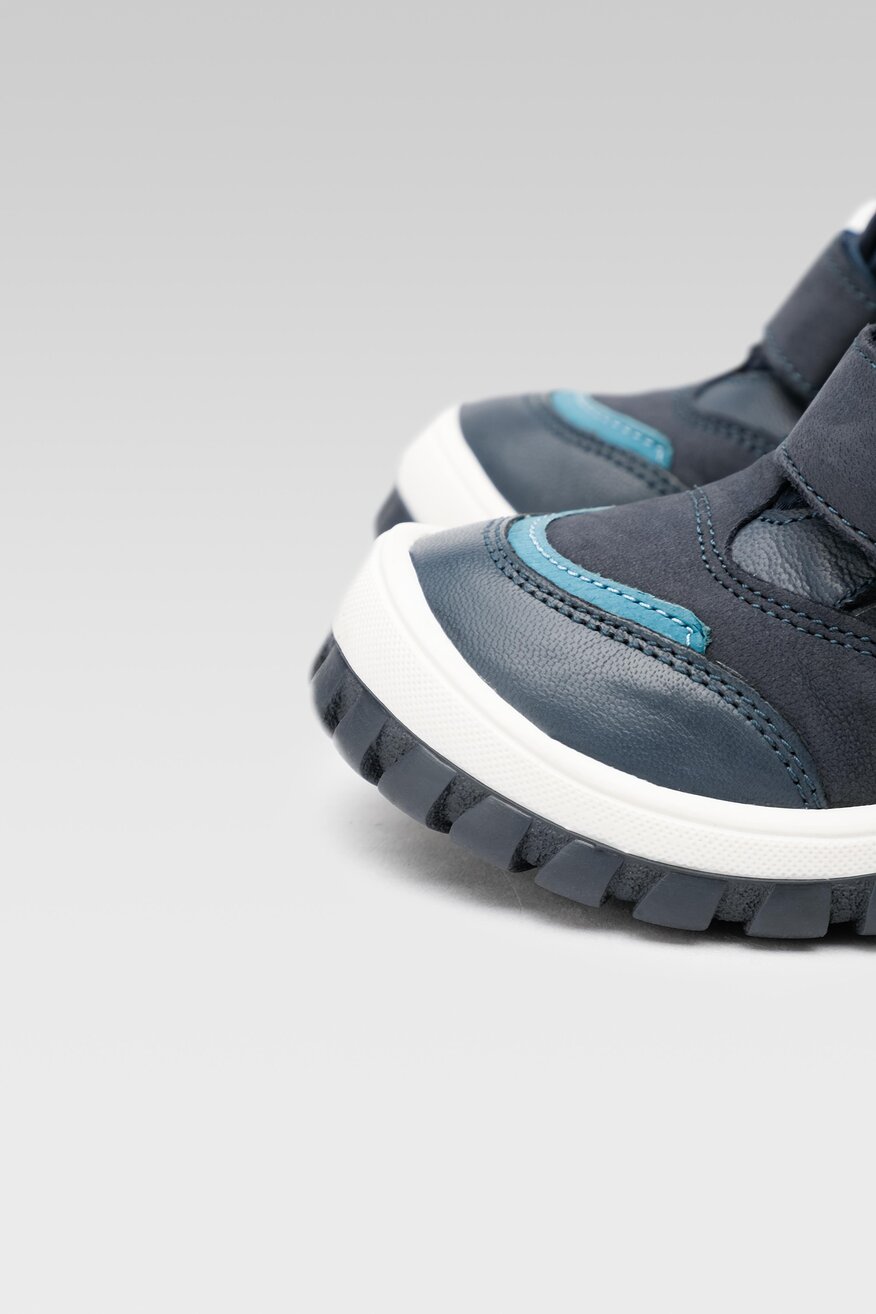 
                Lasocki Kids - Skórzane trzewiki granatowe - 5904248972615