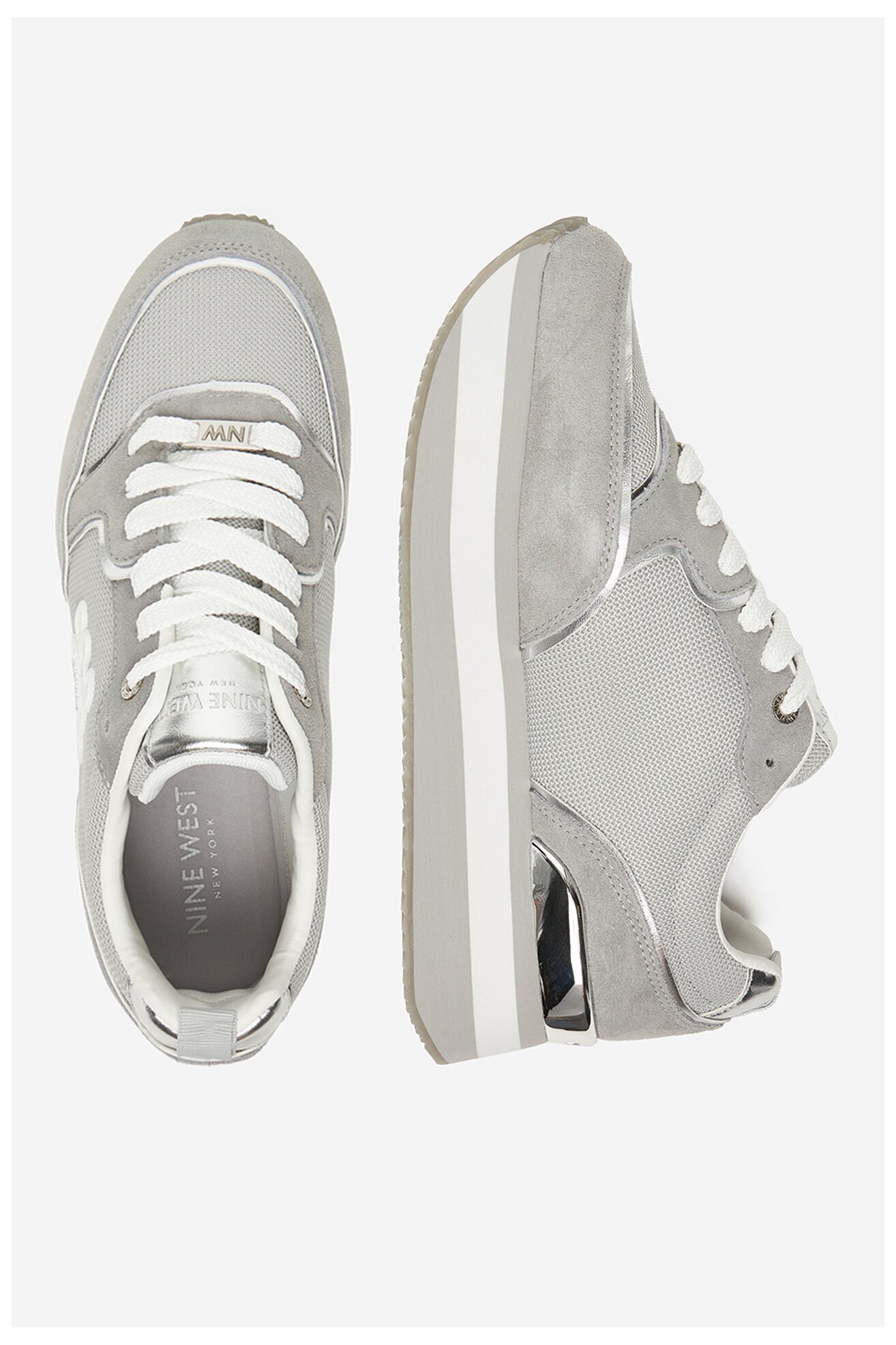 Patike NINE WEST SS25-3C093 SREBRNA