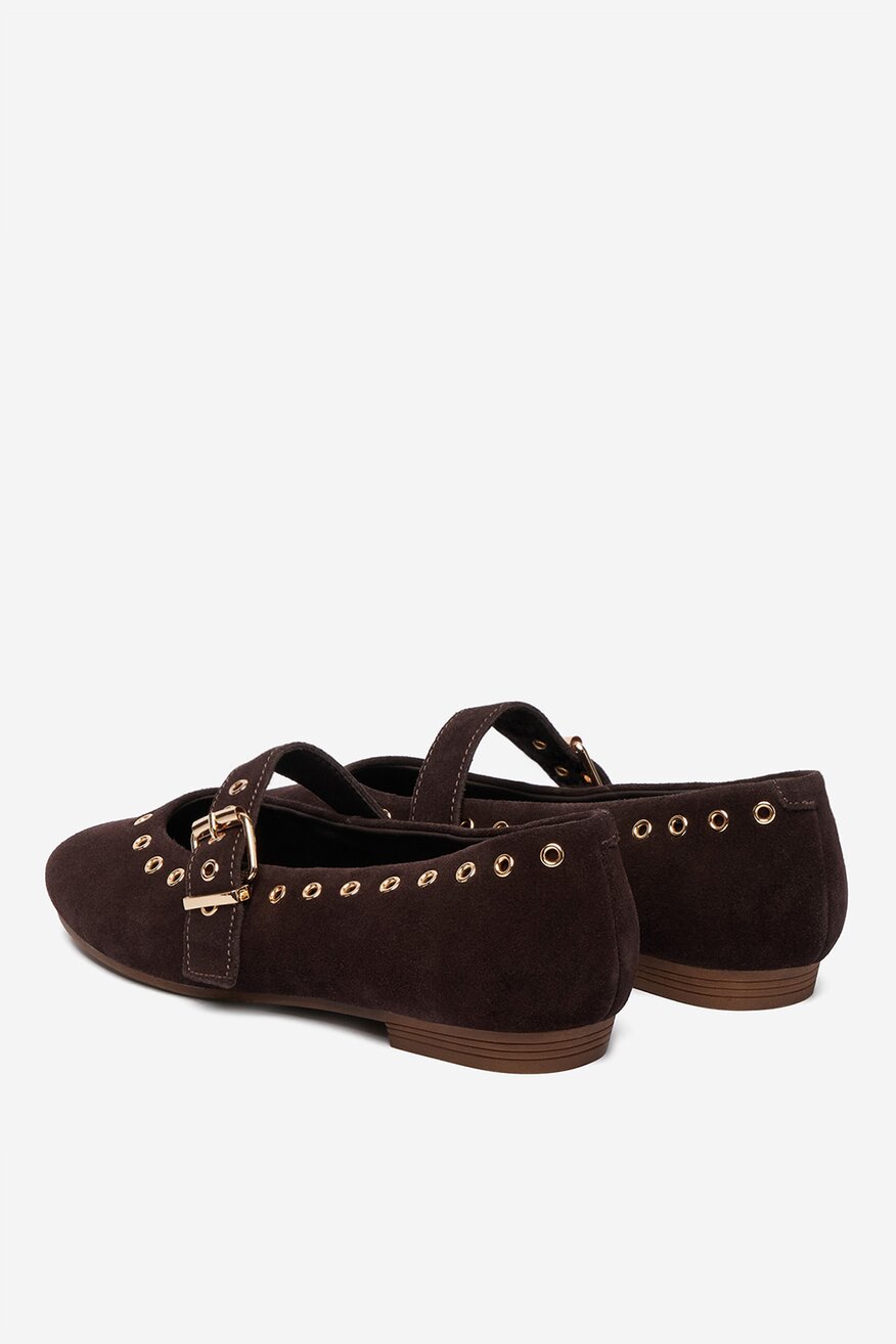 
                Lasocki - Baleriny skórzane - 5906751932933