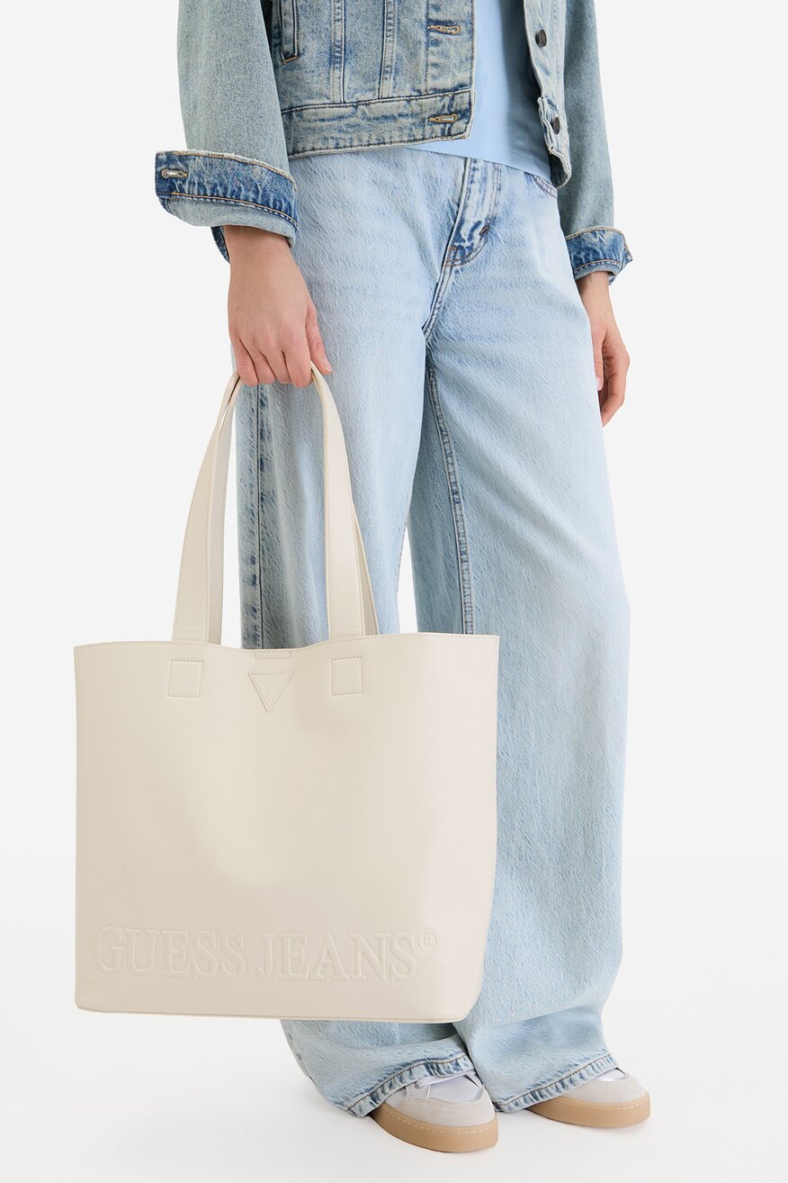 
                Дамска чанта GUESS JEANS БЕЖОВ - 5906751906309