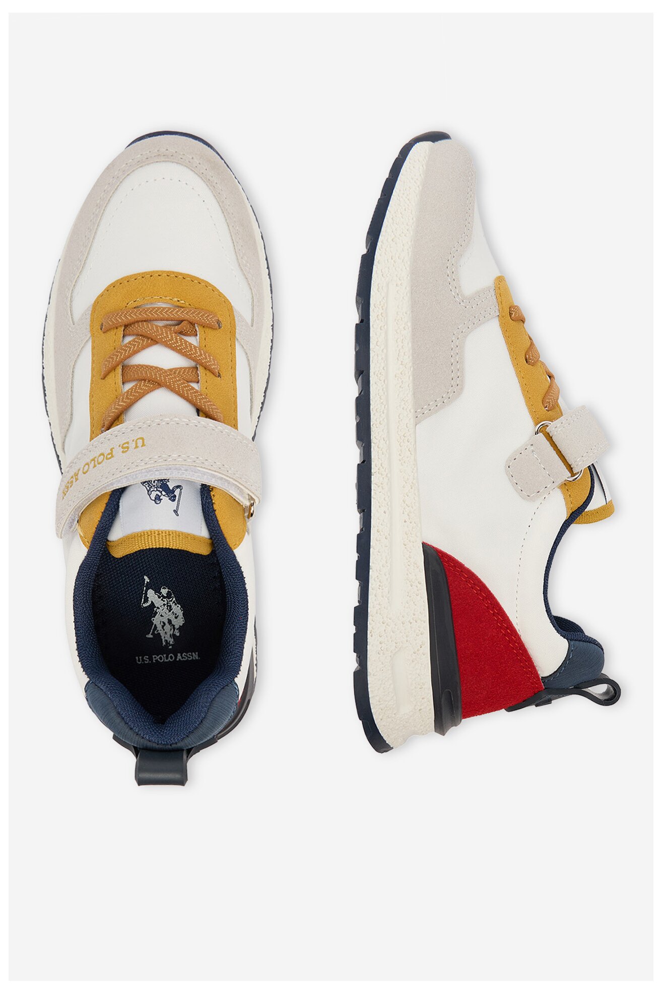 Sneakers U.S. POLO ASSN. EO-ALEX002K/6TY1 Biały
