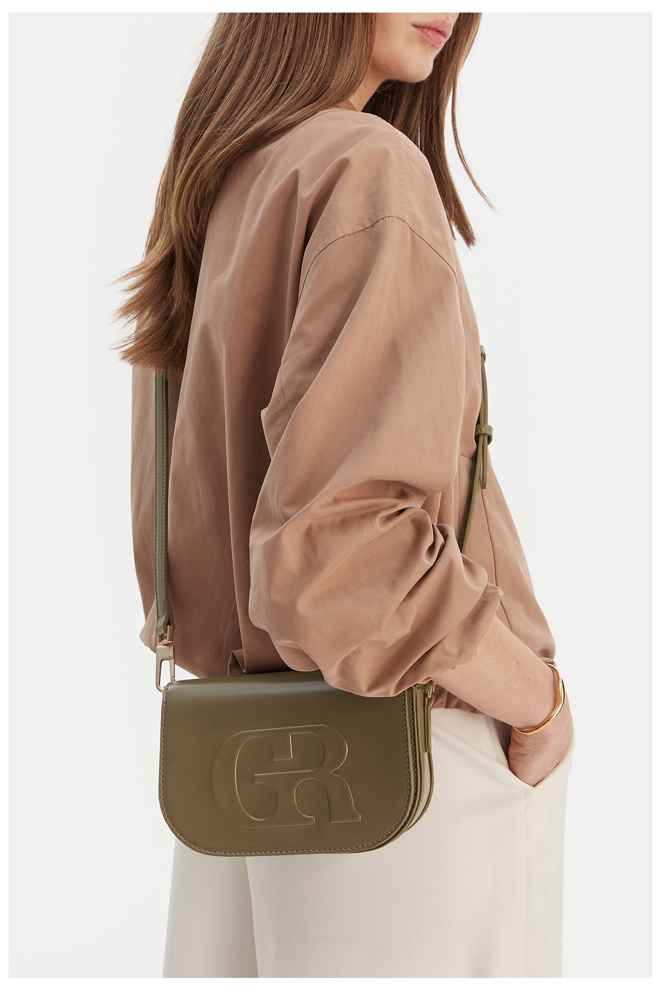 Дамска чанта Gino Rossi C-KY191 ТЪМНОСИВО