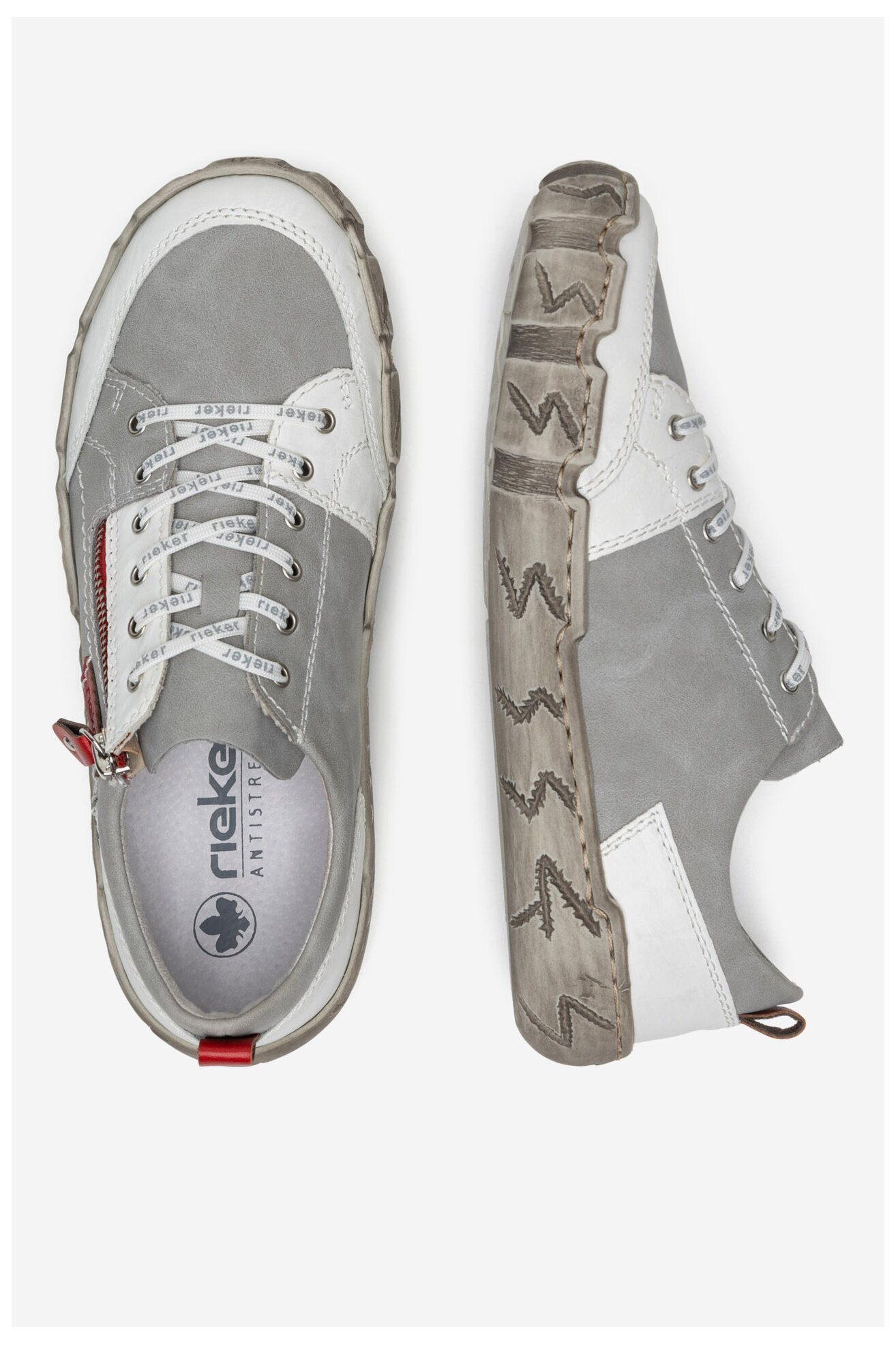 Sneakers Rieker L0302-40 Biały