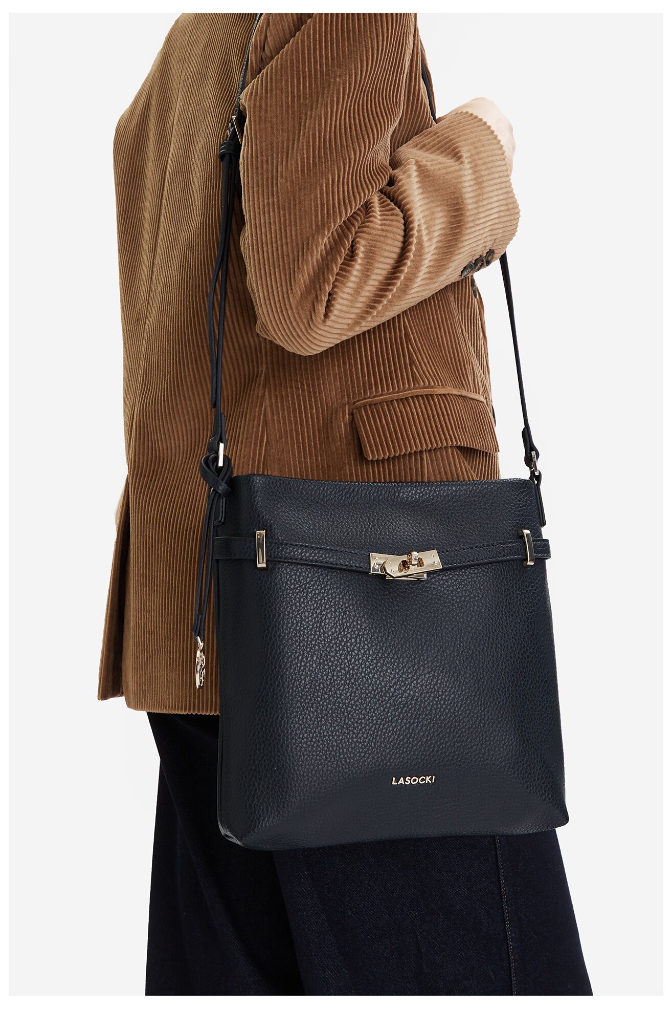 Kézitáska Lasocki CEO-LSK-L-010-09 SÖTÉTKÉK