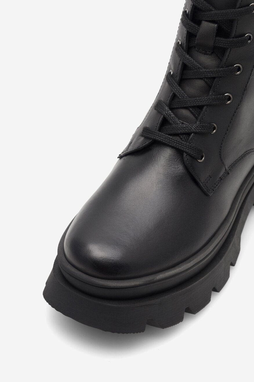 
                Badura - Trzewiki skórzane ocieplane - 5905588218715