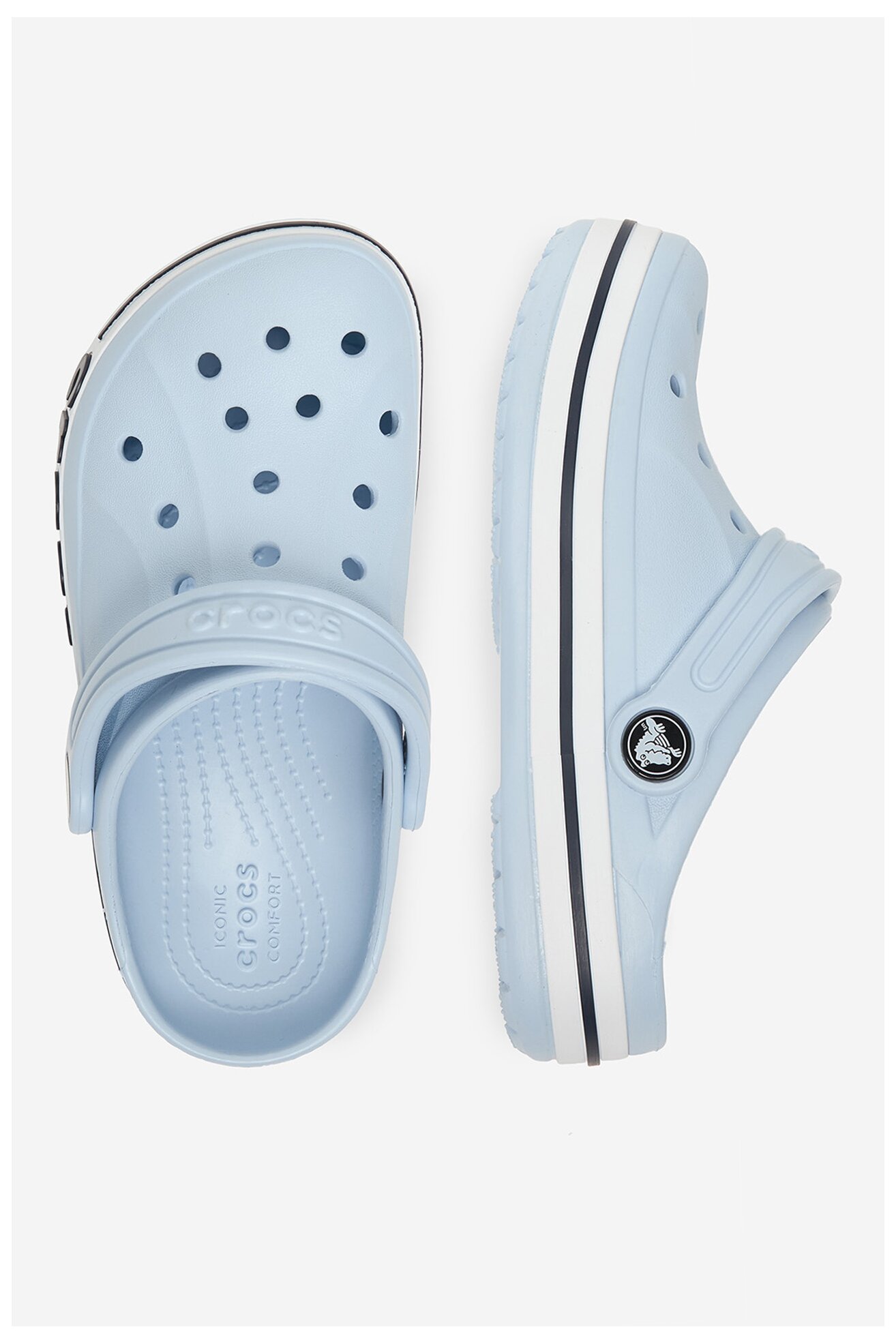Klapki basenowe Crocs C-BAYABAND CLOG K 207019-4JQ Niebieski