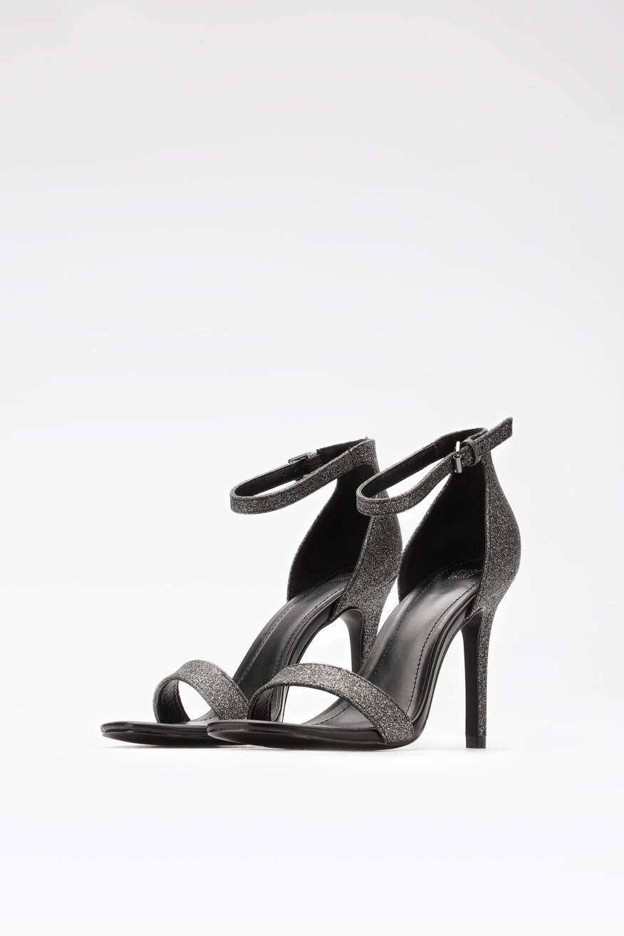 
                Jenny Fairy - Sandały na obcasie z efektem glitter - 5903698197135