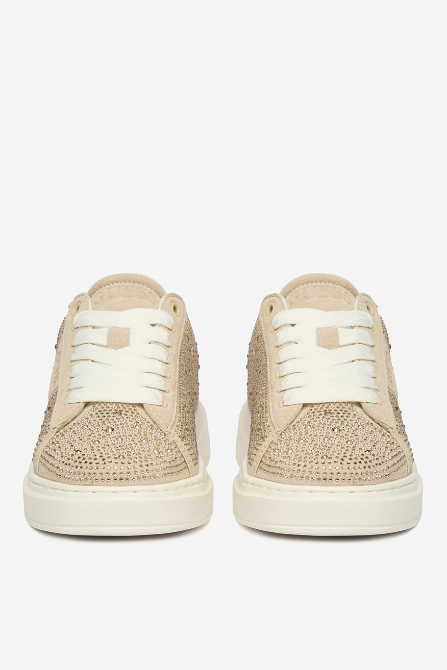 
                GUESS - Sneakersy skórzane - 5906751888285