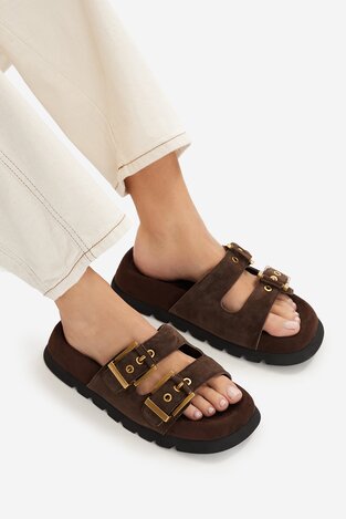 Шльопанець Badura EO-ALIVIA-LT2525-1 ТЕМНО-КОРИЧНЕВИЙ