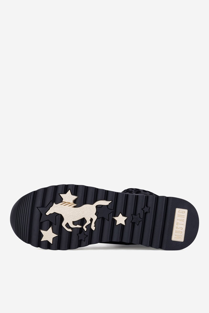 Mustang - Trzewiki ocieplane na platformie - 5905588862901