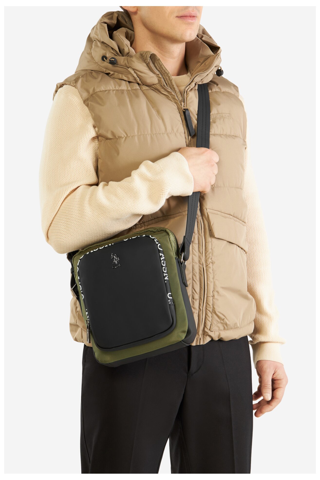 Torba męska U.S. POLO ASSN. BIUXT6264MPJ Zielony