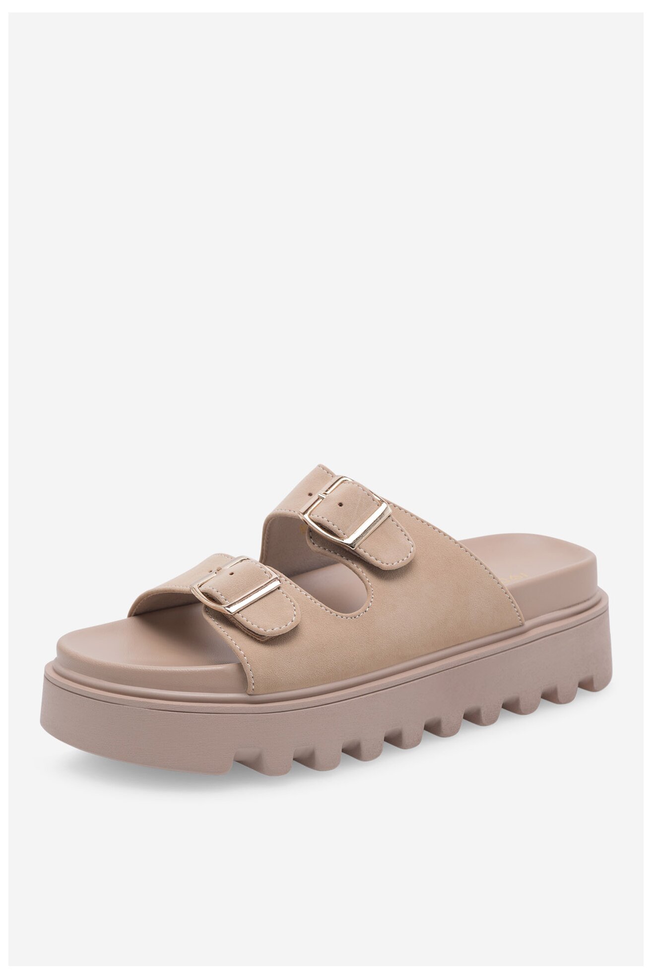 Klapki DeeZee HY86009-19 Beżowy