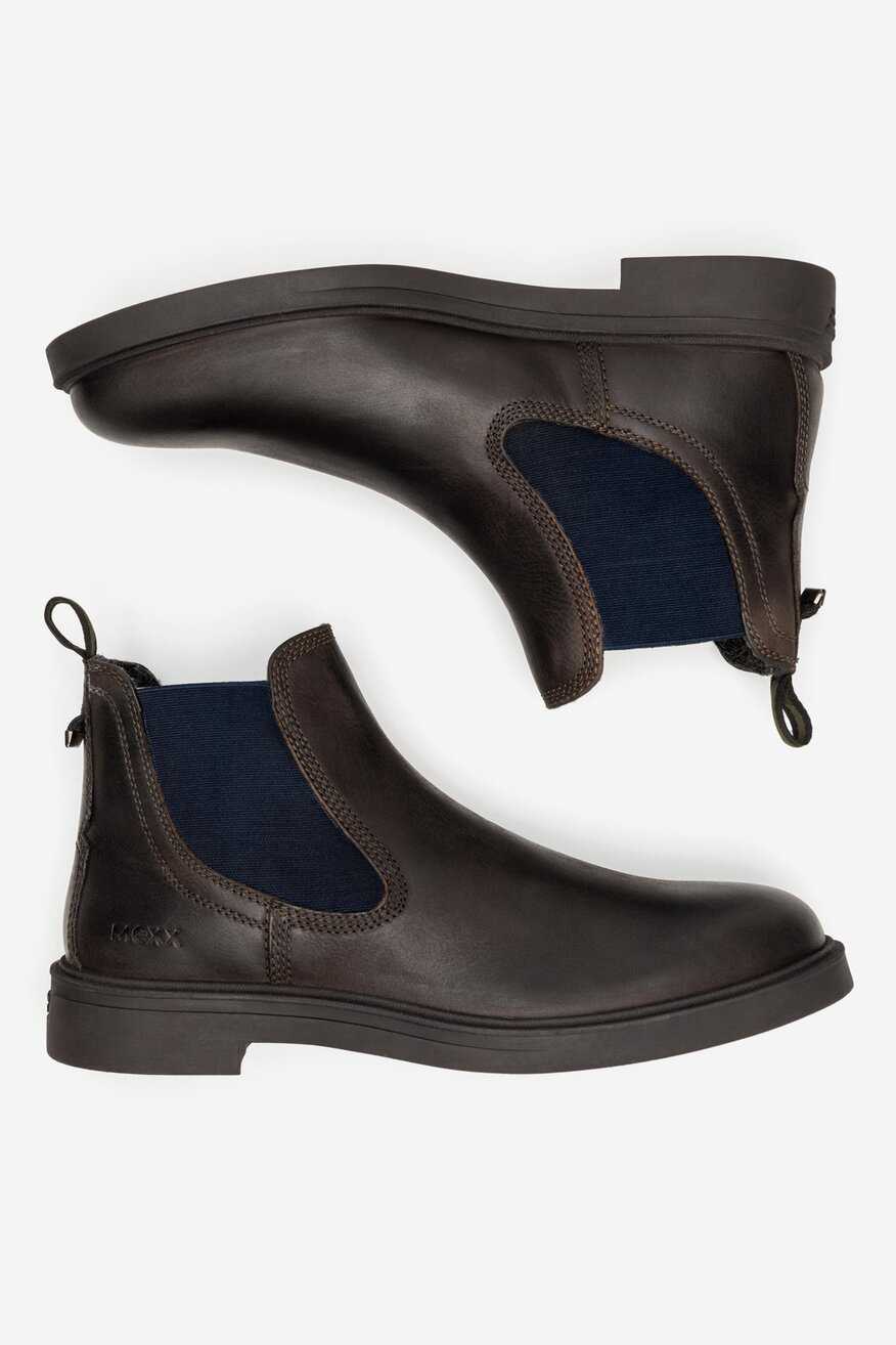 Mexx - Sztyblety skórzane ocieplane - 5903419549137