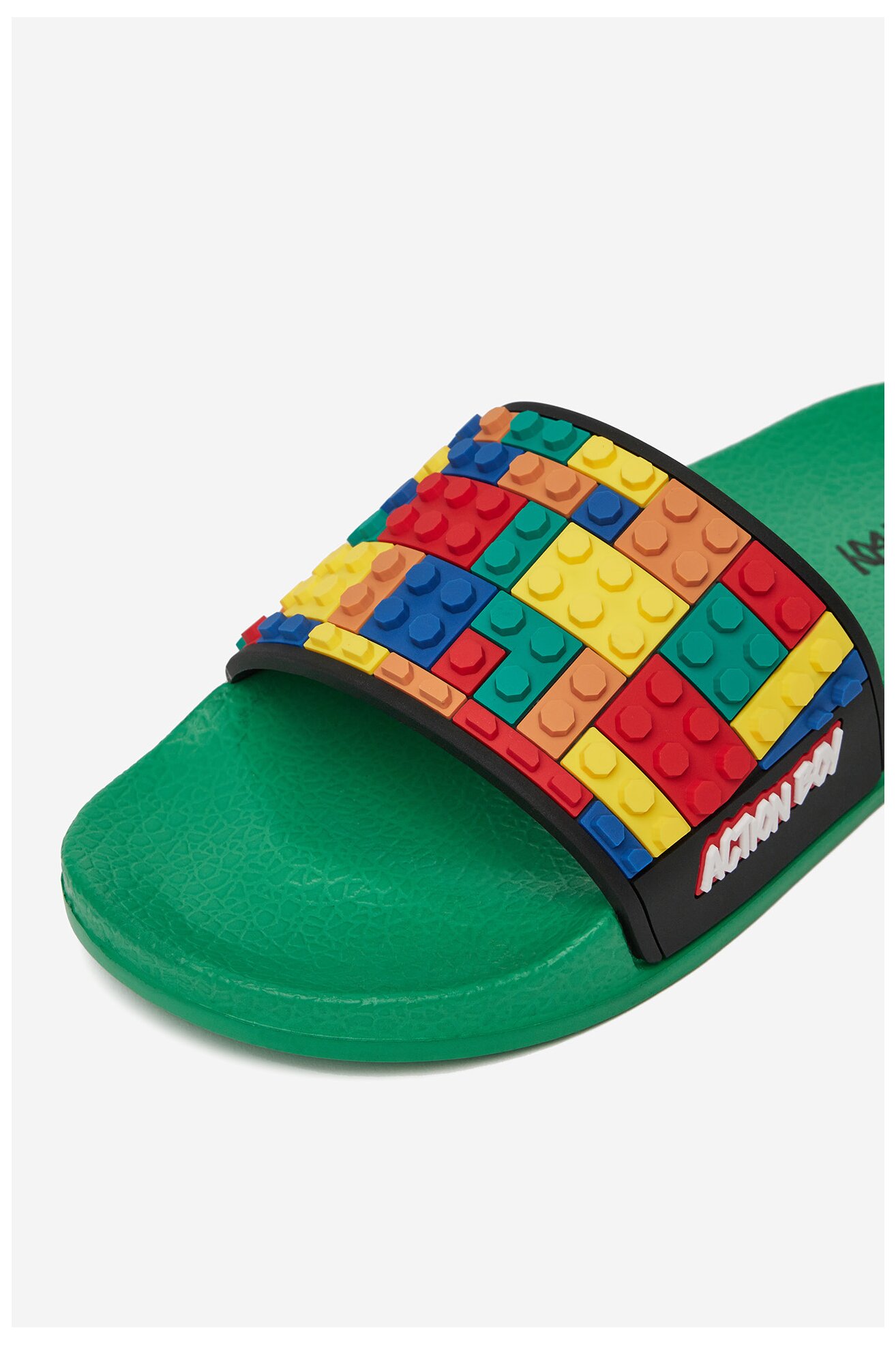 Klapki basenowe Action Boy P3047043K Zielony