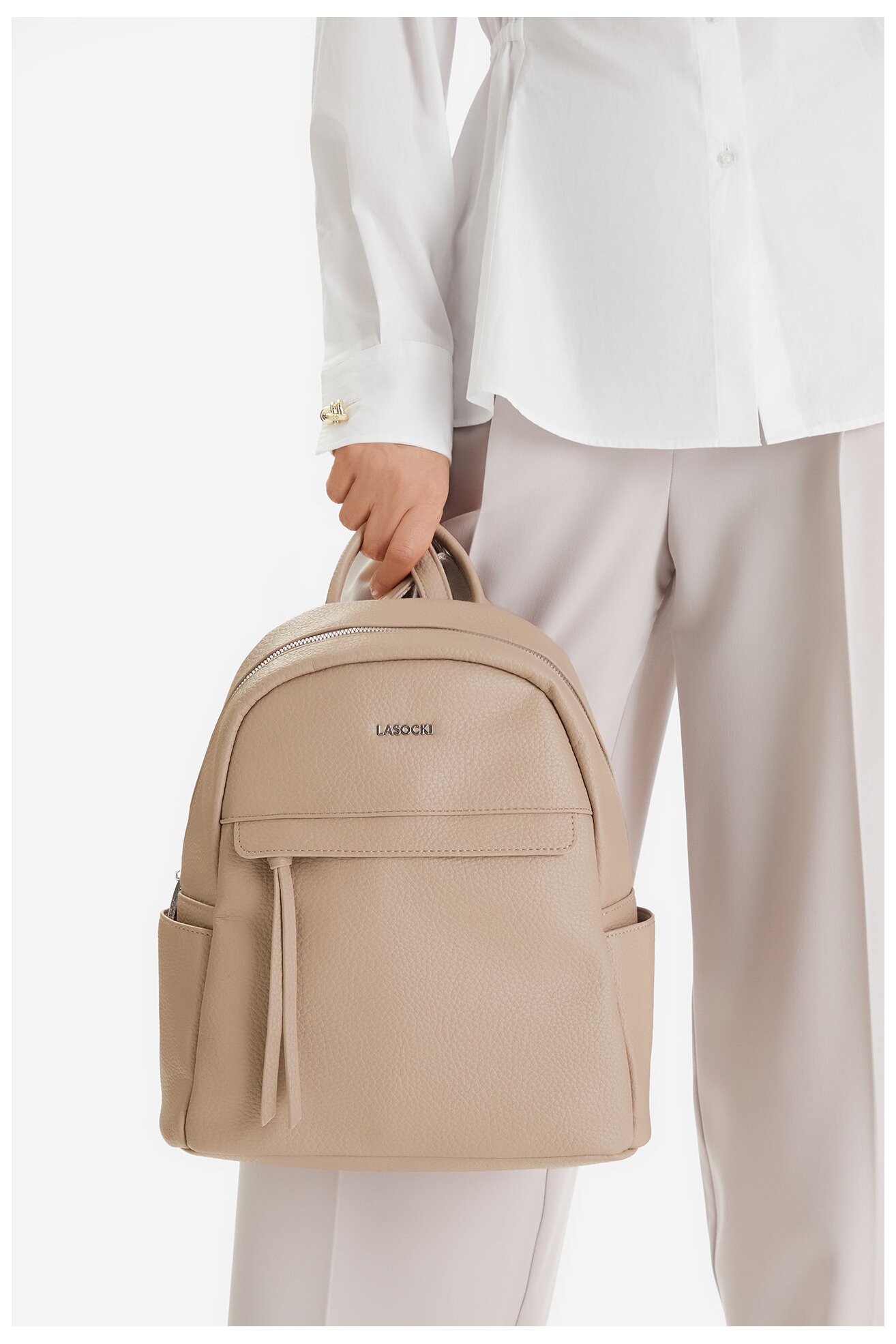 Plecak Lasocki CEO-LSK-L-007-07 Beżowy