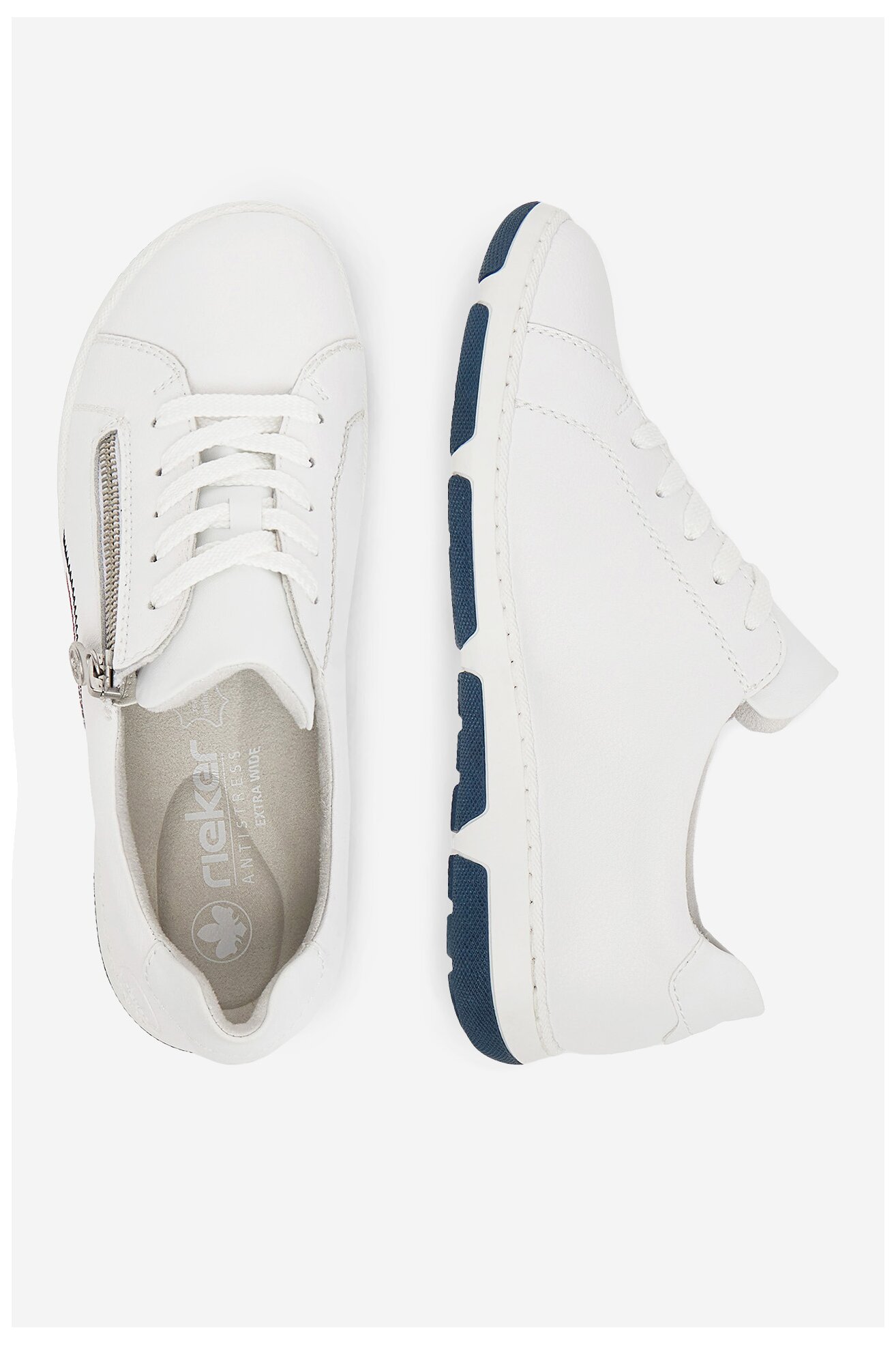 Sneakerși Rieker 42424-80 ALB