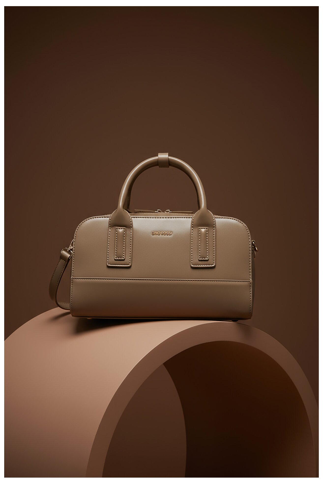 Kézitáska Gino Rossi CEO-INES-LX10148 TAUPE