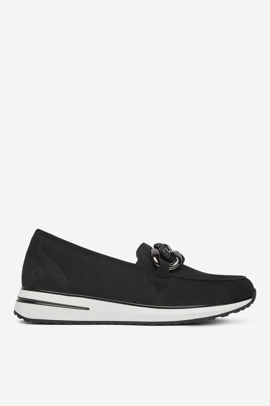 Remonte - Loafersy zamszowe - 2230074040277
