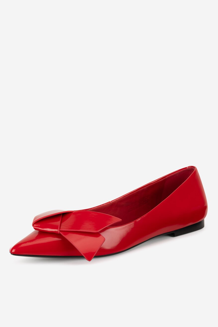 Gino Rossi - Baleriny skórzane - 5906751796955