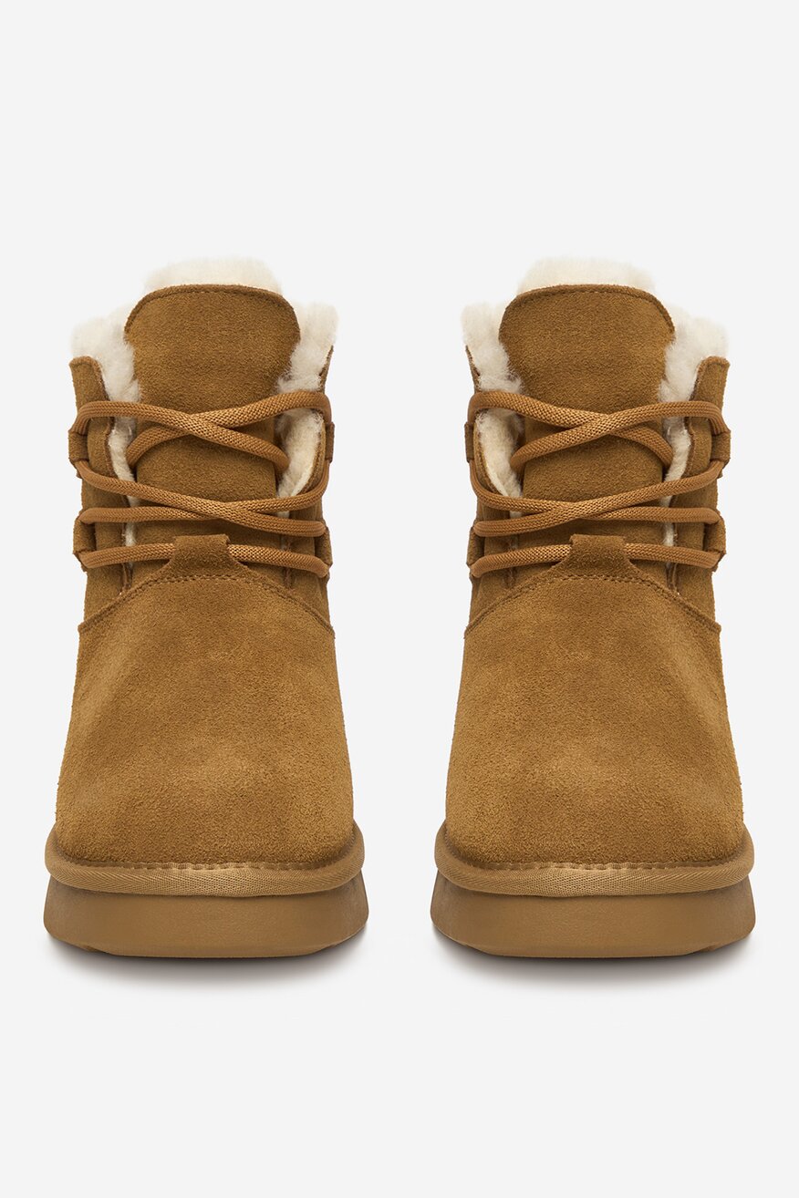 Lasocki - Śniegowce zamszowe ocieplane - 5906751385579