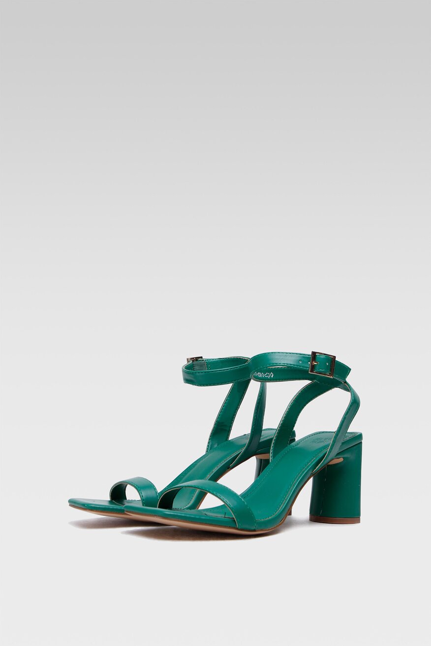 
                Jenny Fairy - Sandały zielone ze sprzączką - 5904248707415