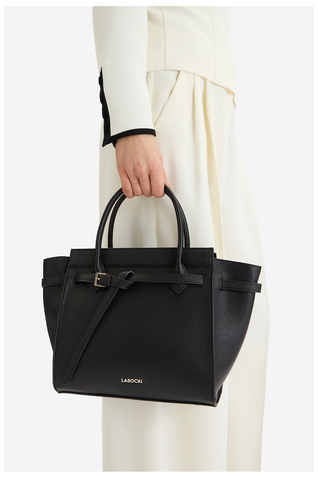 Дамска чанта Lasocki CEO-LSK-X-003-09 ЧЕРЕН