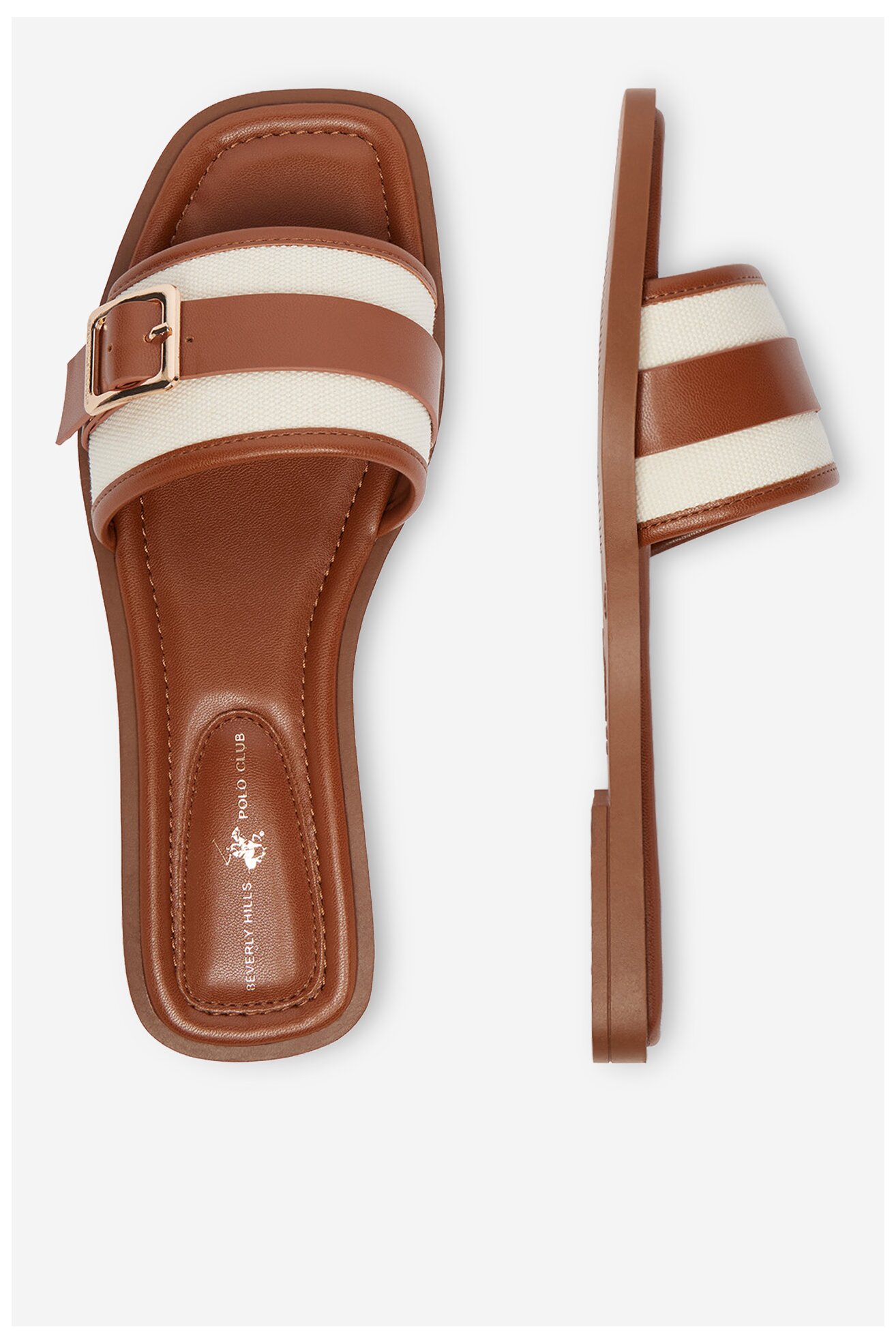 Klapki Beverly Hills Polo Club CEO-HY67025-3 Camel