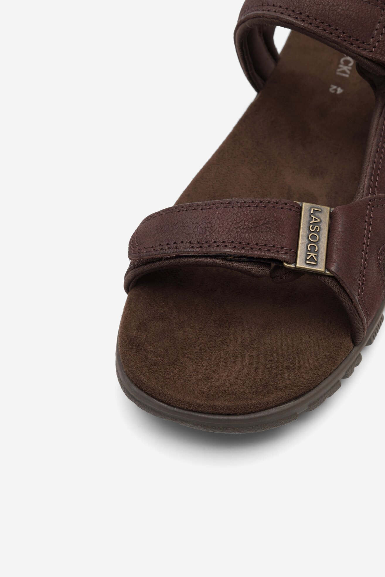 Sandały Lasocki KENNET-01 MB Czerwony ciemny