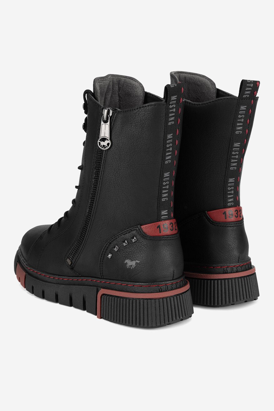 
                Bocanci Mustang NEGRU - 5905588865094