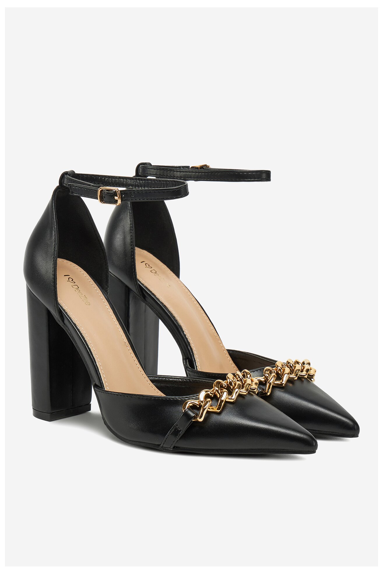 Елегантни обувки DeeZee HT93996-A5 ЧЕРЕН