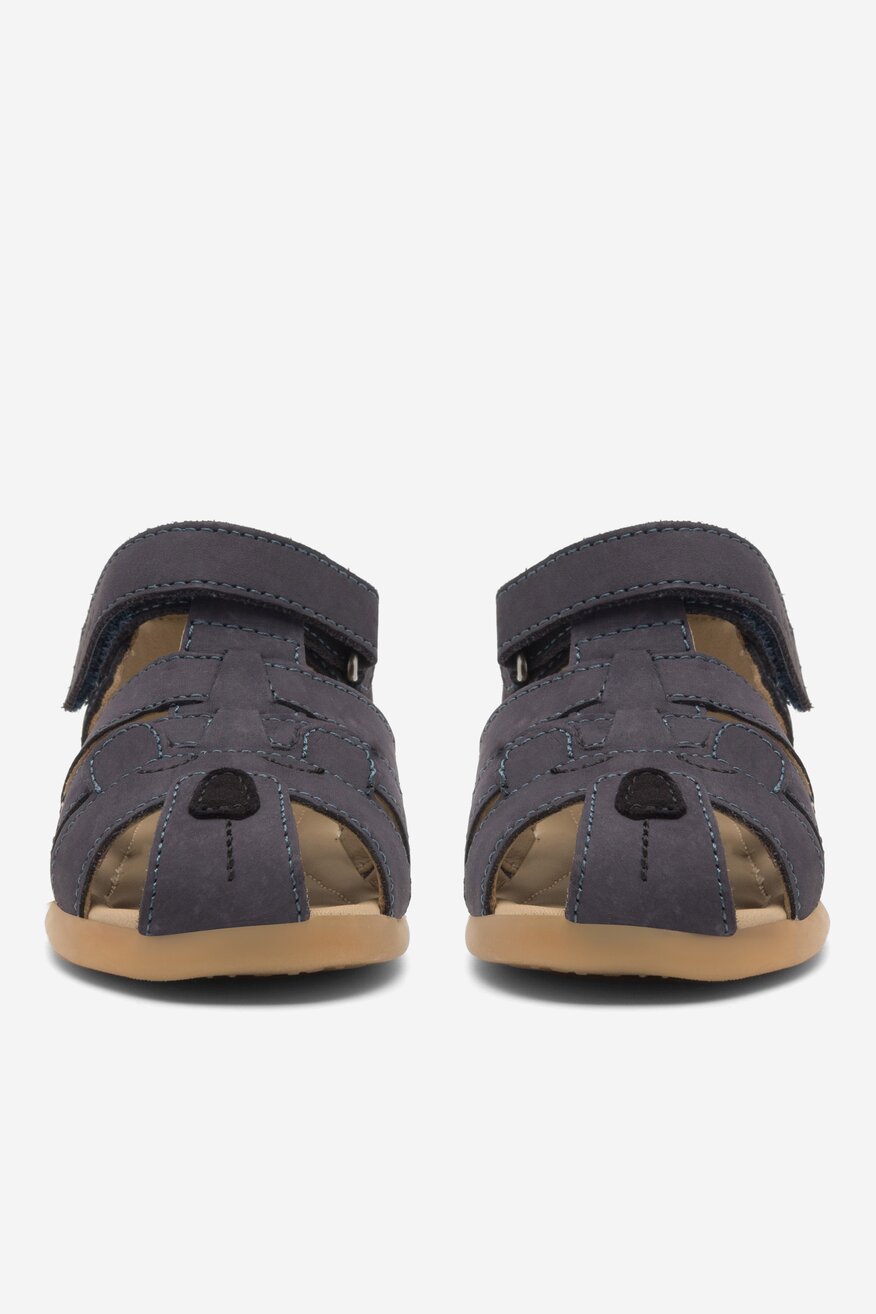 
                Lasocki Kids - Skórzane sandały granatowe - 5904862639574