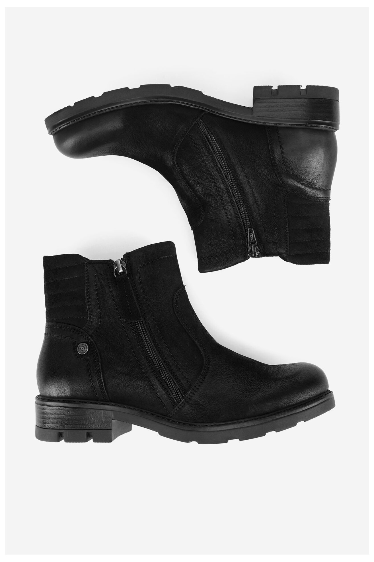 Kratke čizme Go Soft WI23-DEMETRA-21 CRNA