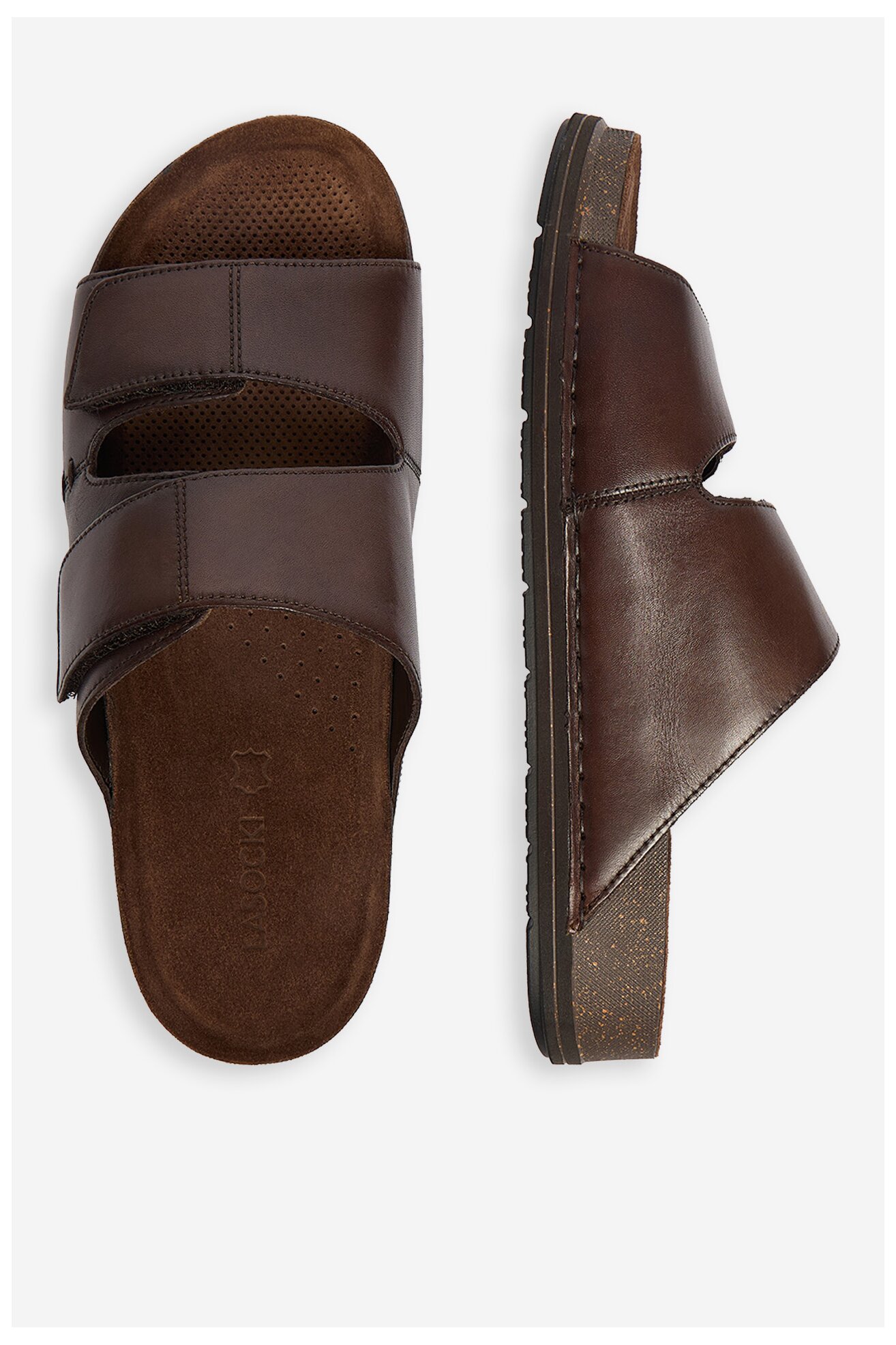 Klapki Lasocki CEO-BLAKE-05 MB Brązowy ciemny