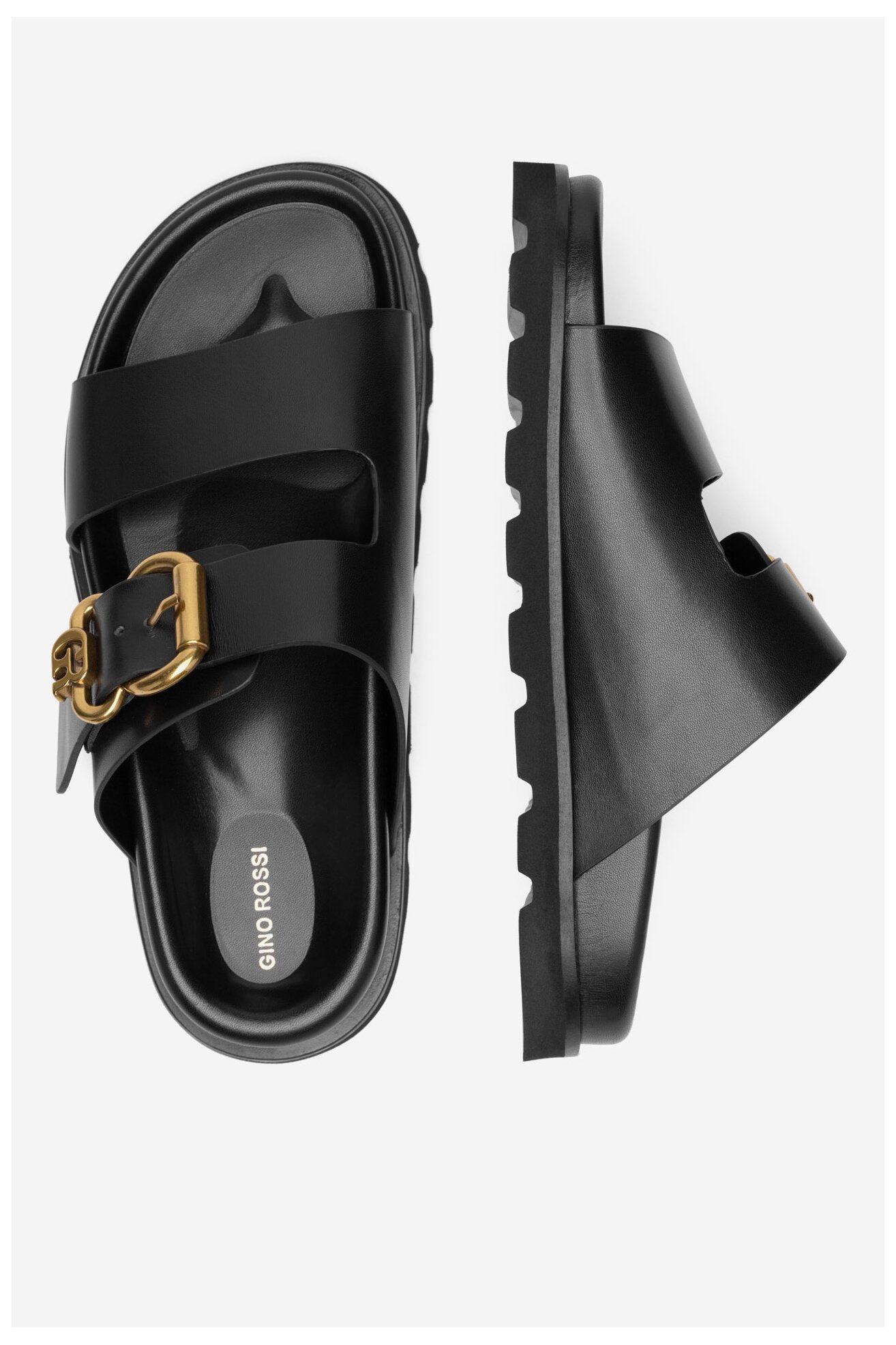 Klapki Gino Rossi 4781-25 Czarny