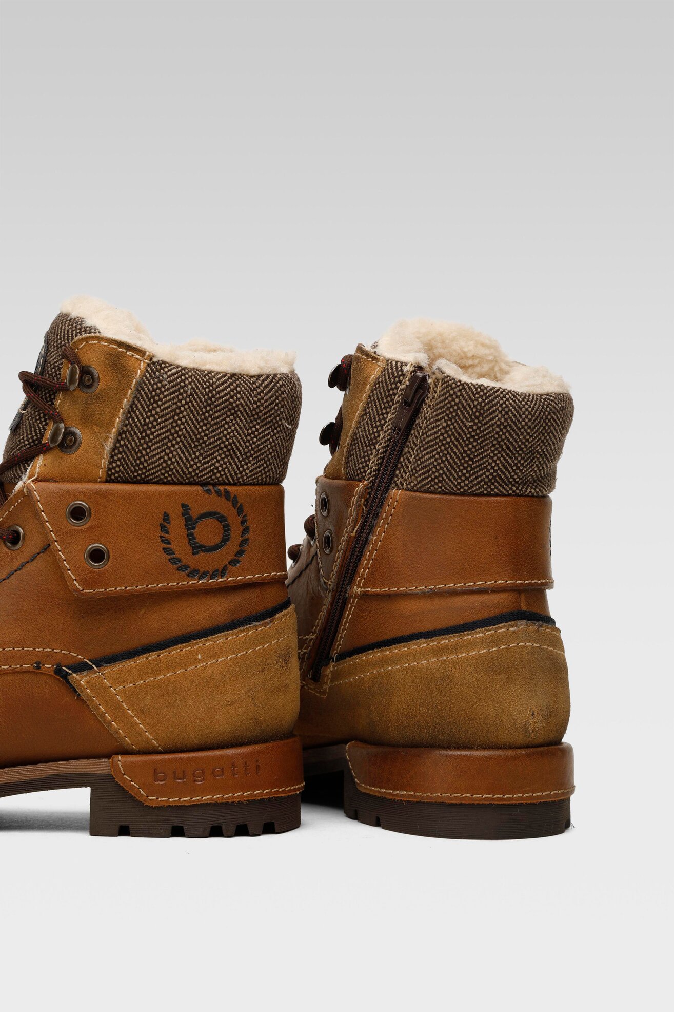 Trzewiki Bugatti 325-61157-2900-6300 Brązowy