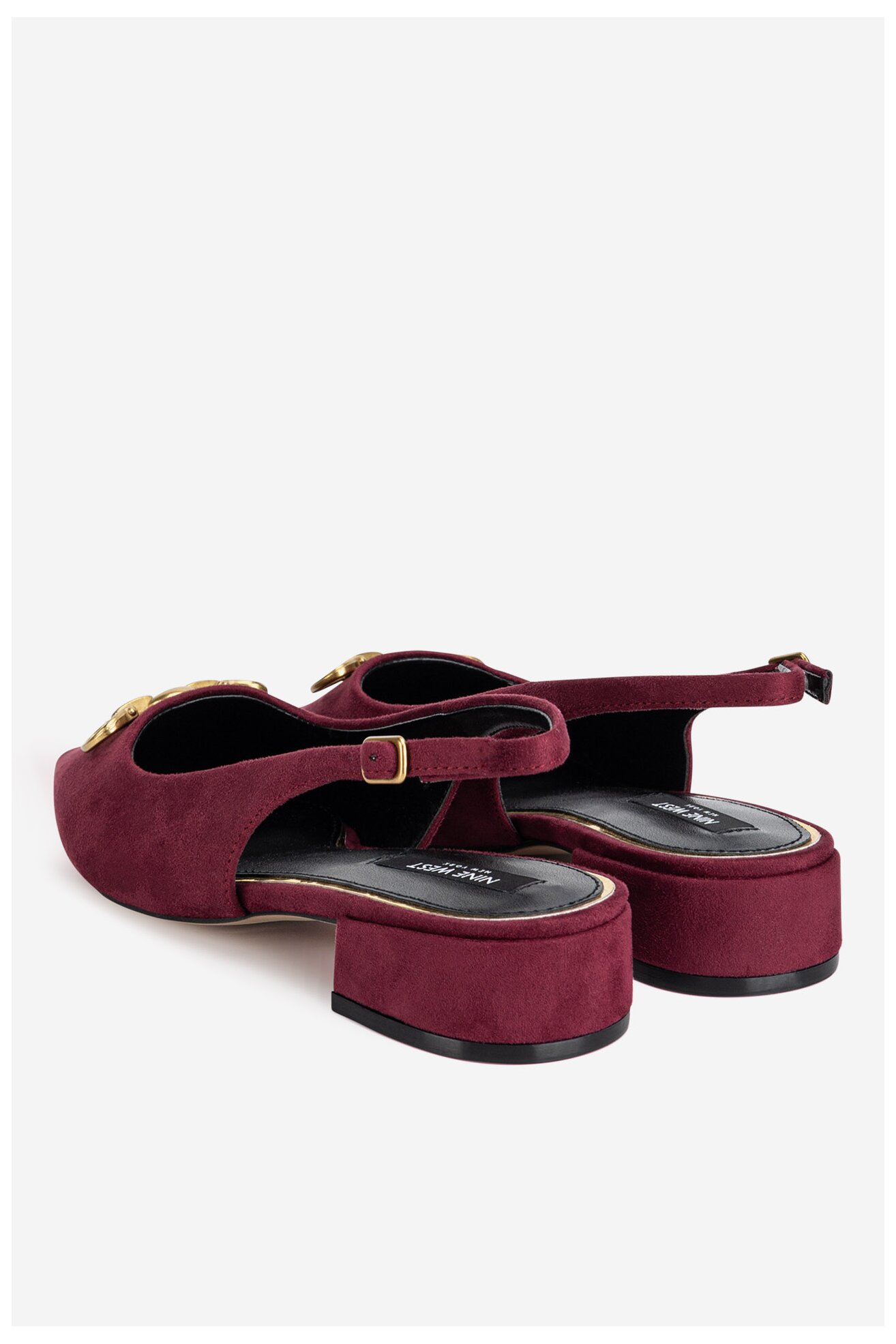 Baleriny NINE WEST WFA2991-1 Bordowy