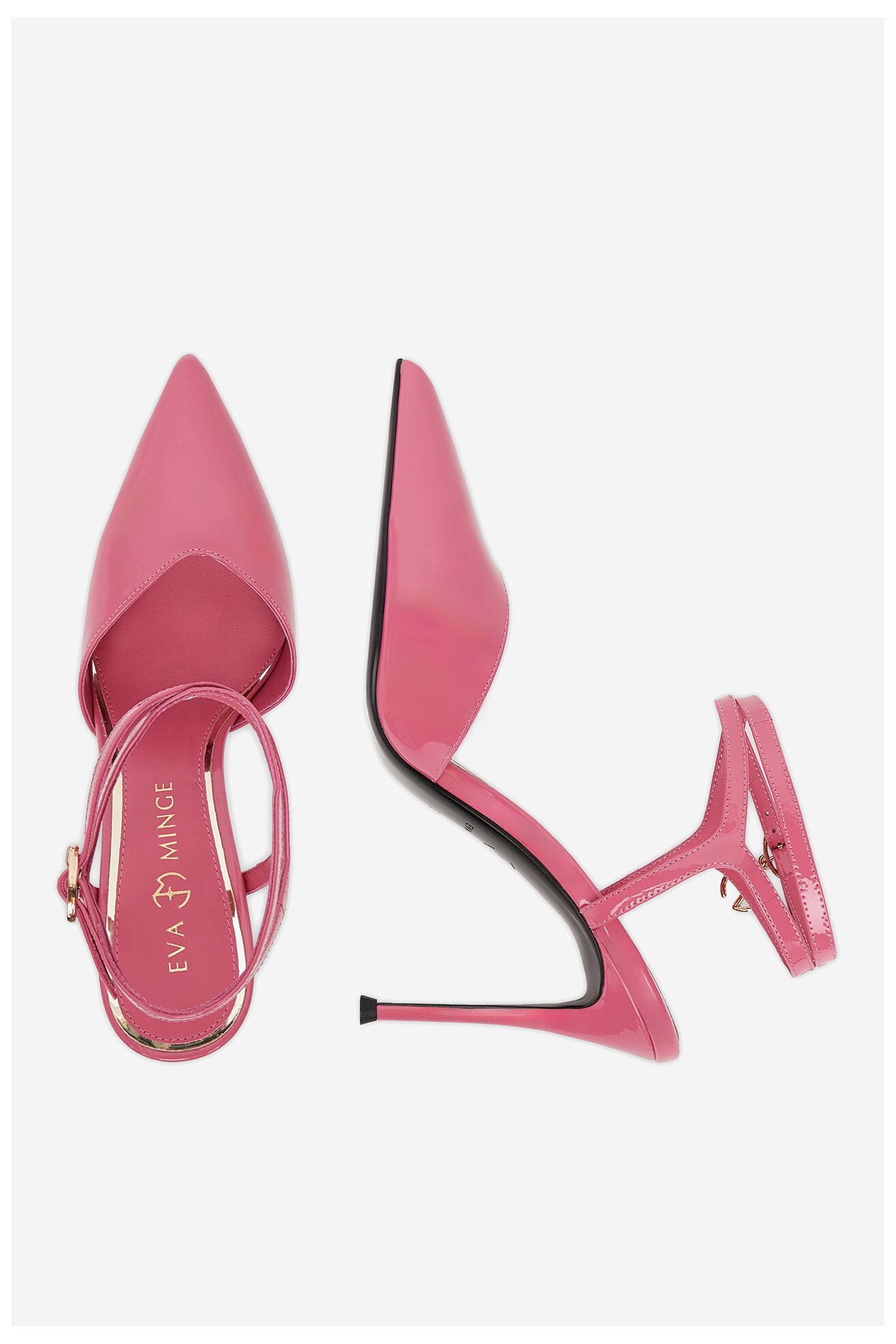 Körömcipő EVA MINGE MONA-SLT1582-2 SÖTÉT RÓZSASZÍN