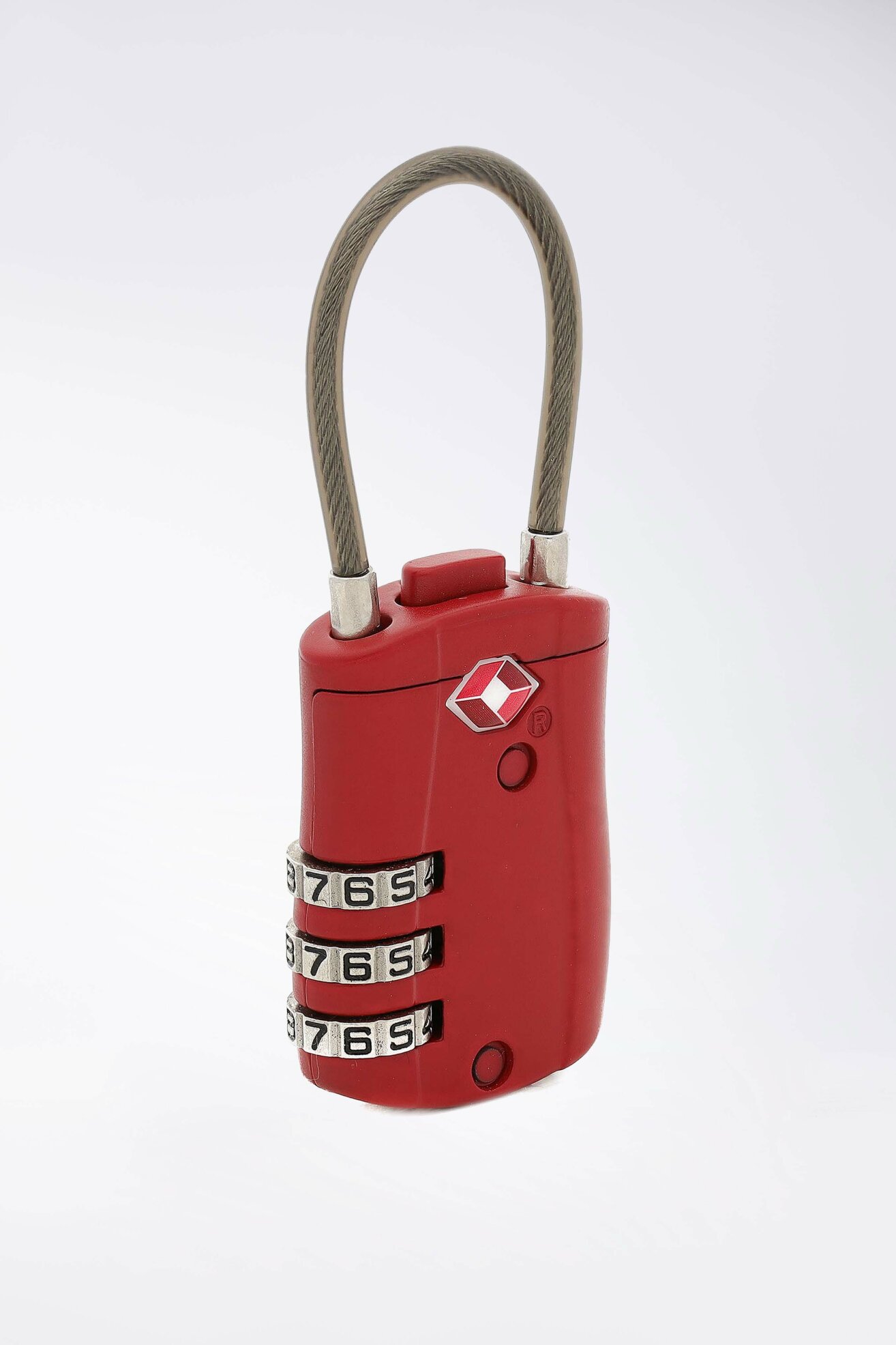 Kłódka szyfrowa ACCCESSORIES BAK-T-004-10-03 Czerwony