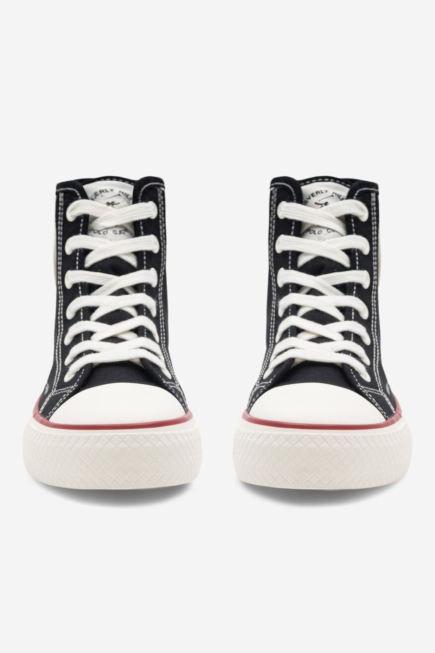 
                Vászoncipő Beverly Hills Polo Club FEKETE - 5905588170174