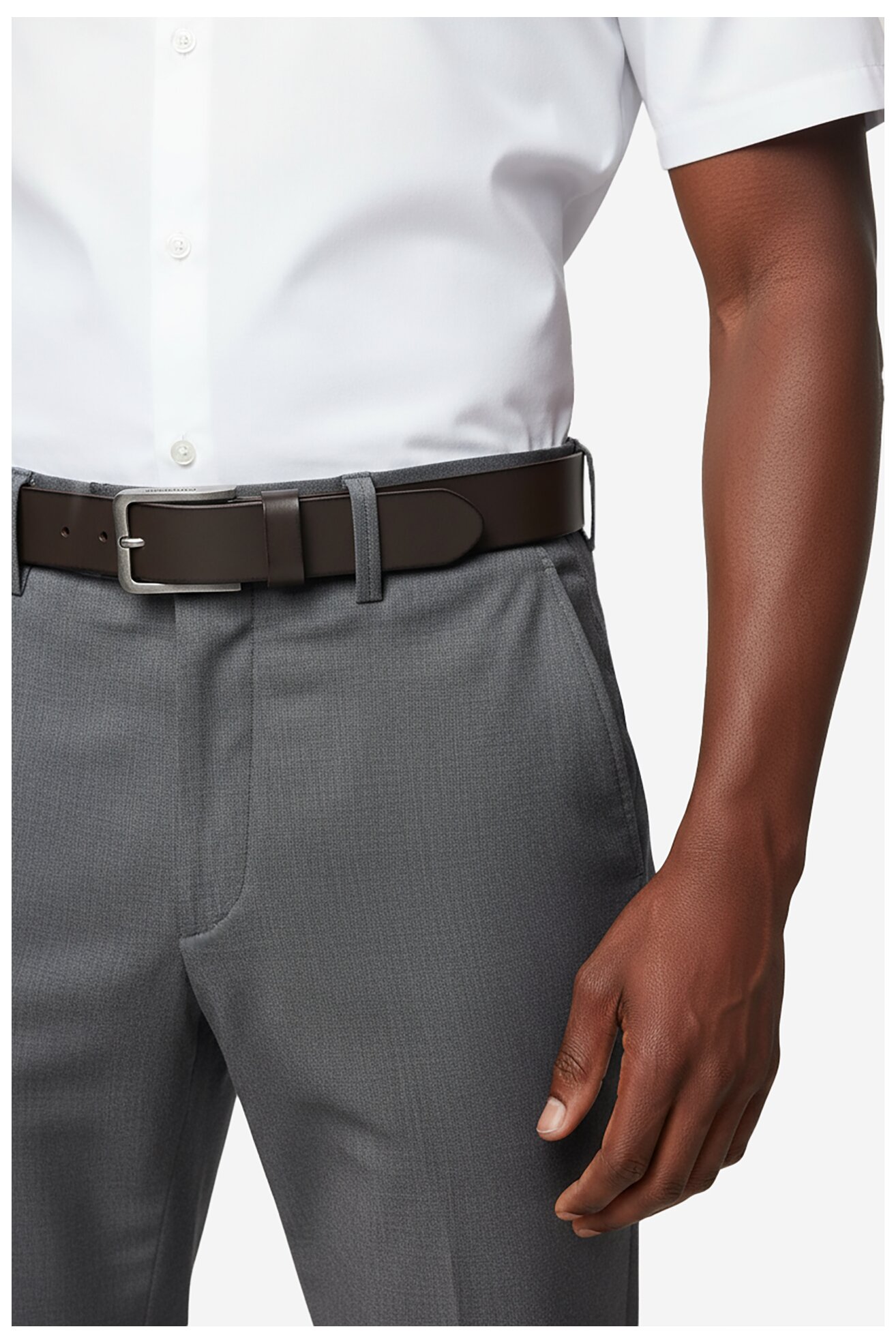 Curea bărbați Gino Rossi C-HENRY-ZP23039 MARO ÎNCHIS