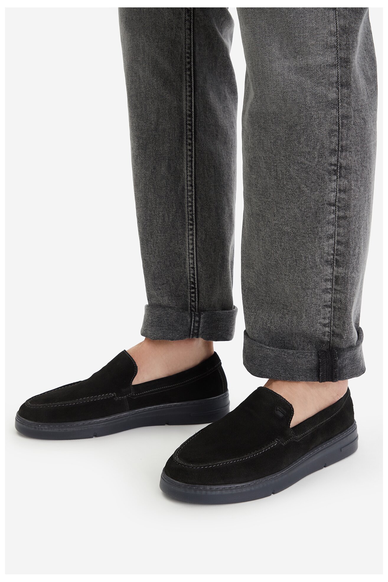 Мокасини G-STAR RAW EO-JUMBO-01 MI08 ЧОРНИЙ