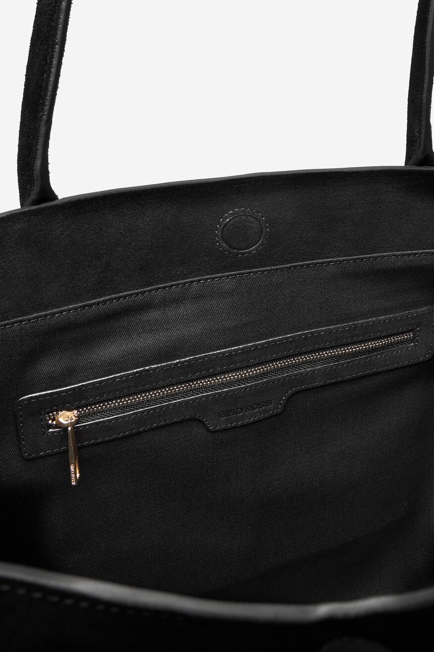 Дамска чанта Gino Rossi ЧЕРЕН - 5906751377475