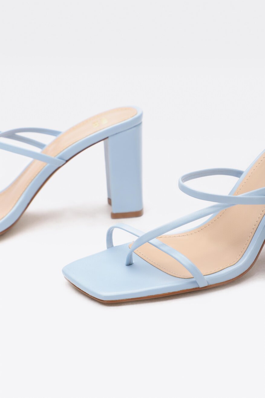 
                Jenny Fairy - Klapki na obcasie pastelowe - 5903698488271