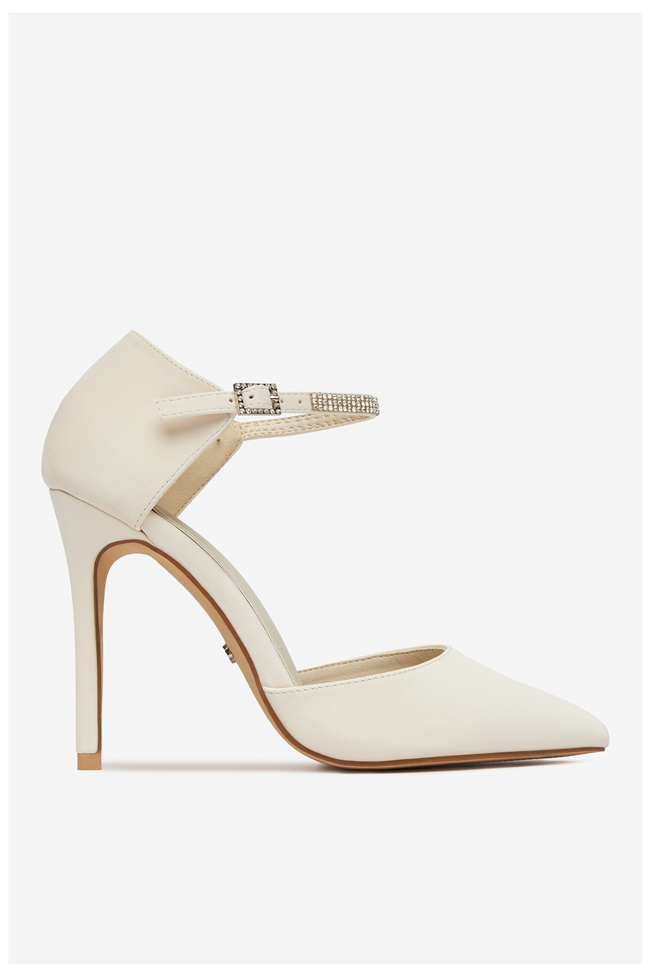 Czółenka DeeZee AJ-97503-3 Kremowy