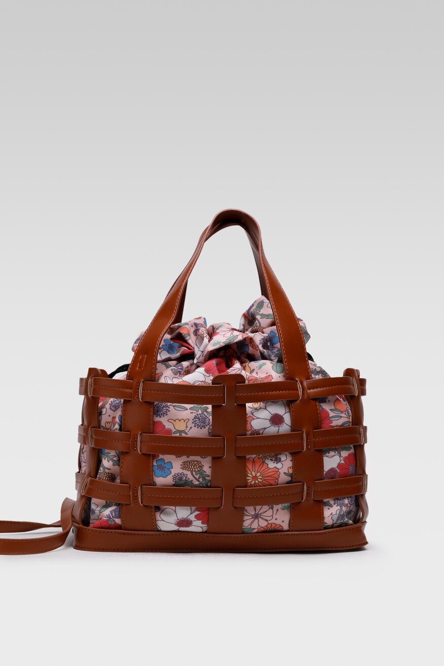 Jenny Fairy - Torebka shopper z printem brązowa - 5904248559274