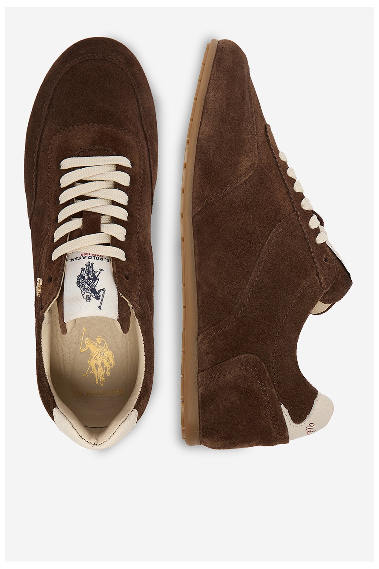 Сникърси U.S. POLO ASSN. EO-CAMMY001W/6S1 КАФЯВ